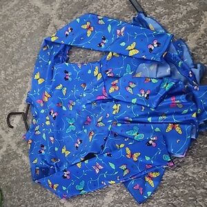 Butterfly figure skating dress